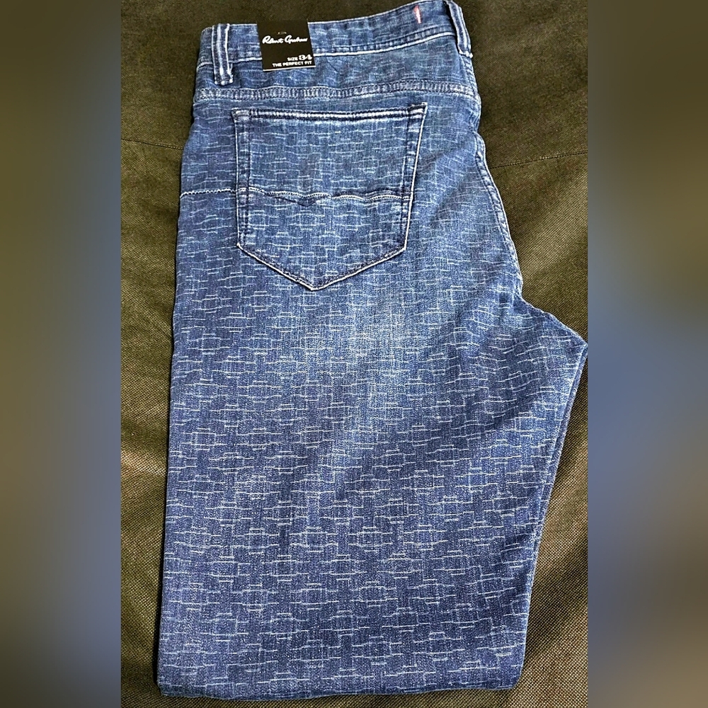 Robert Graham Indigo Denim Jeans NEW WITH TAGS . - Picture 7 of 12